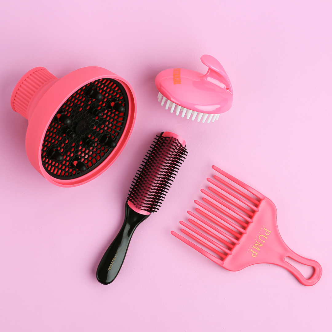 Pump Curly Girl Shampoo Brush