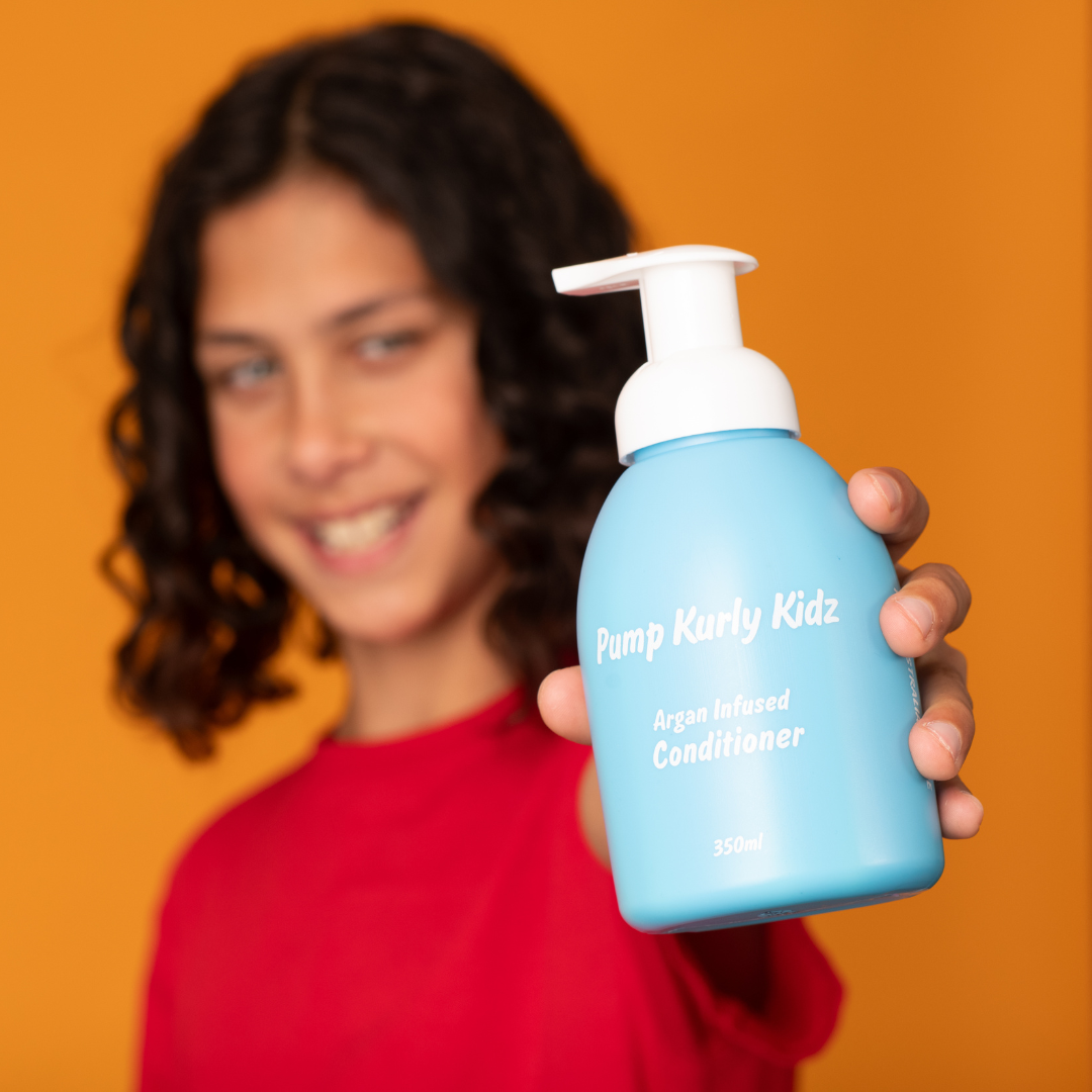 Pump Kurly Kidz Argan Infused Conditioner SP