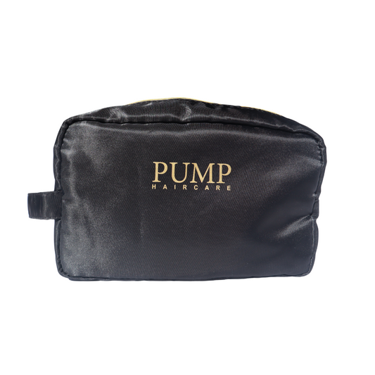 Pump Cosmetic Bag Black