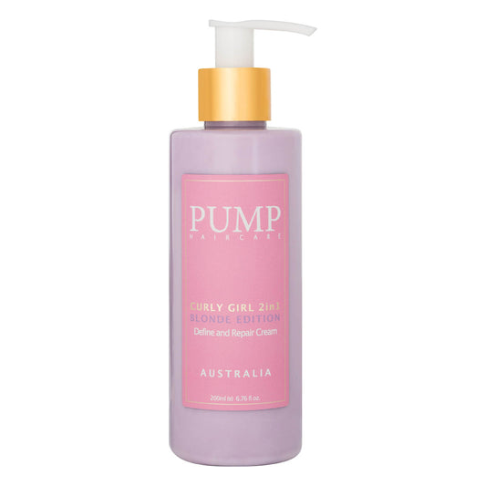 Pump Curly Girl 2 in 1 Blonde Edition Define and Repair Cream