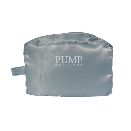 Pump Cosmetic Bag Grey