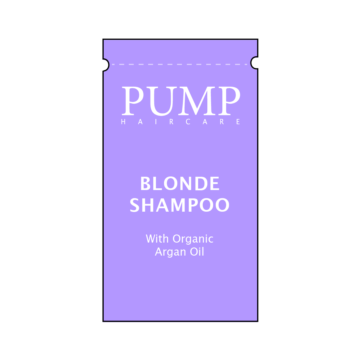 PUMP BLONDE SHAMPOO SACHET SAMPLE - Pump Haircare