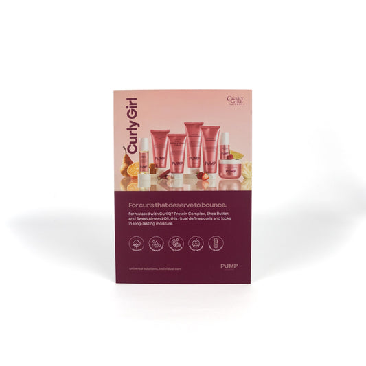 Curly Girl Strut Card