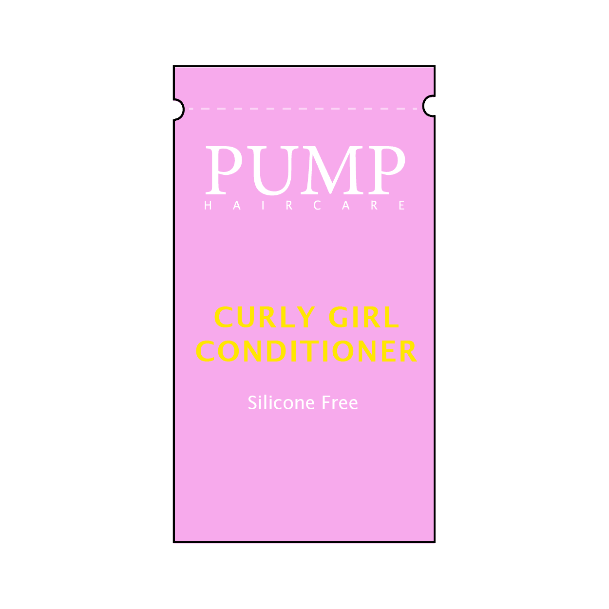 PUMP CURLY GIRL CONDITIONER SACHET SAMPLE - Pump Haircare