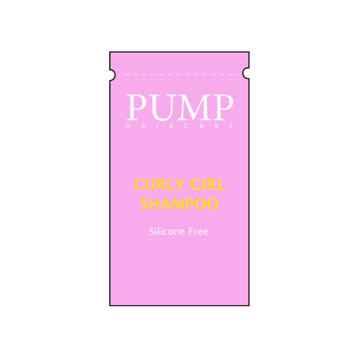 PUMP CURLY GIRL SHAMPOO SACHET SAMPLE - Pump Haircare