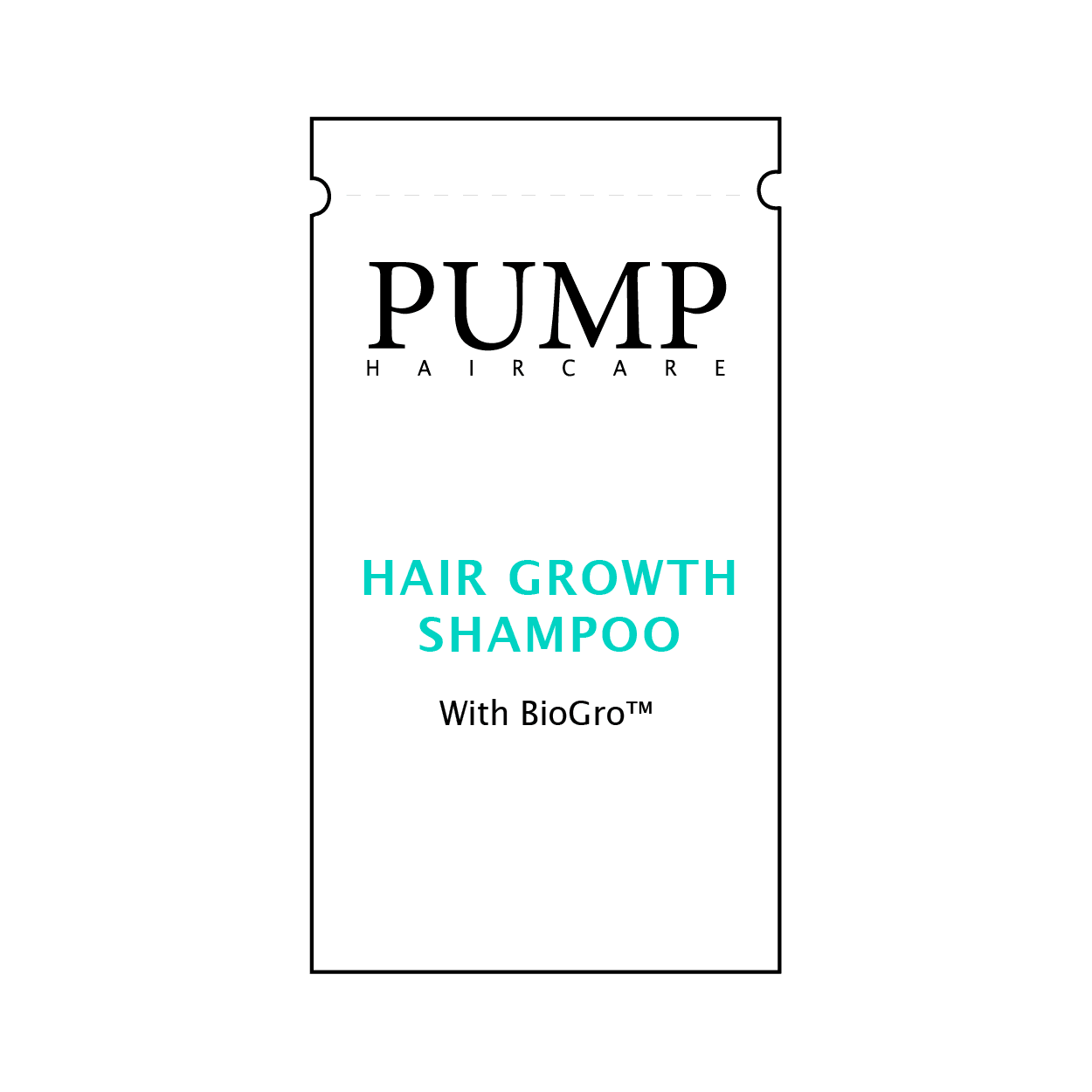 PUMP HAIR GROWTH SHAMPOO SACHET SAMPLE - Pump Haircare