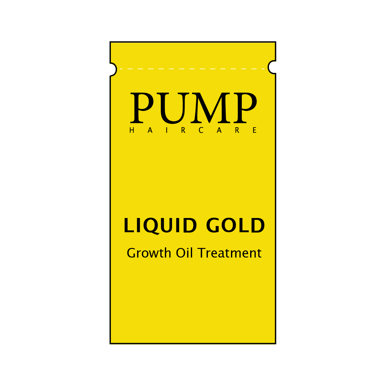 PUMP LIQUID GOLD GROWTH OIL SACHET SAMPLE - Pump Haircare