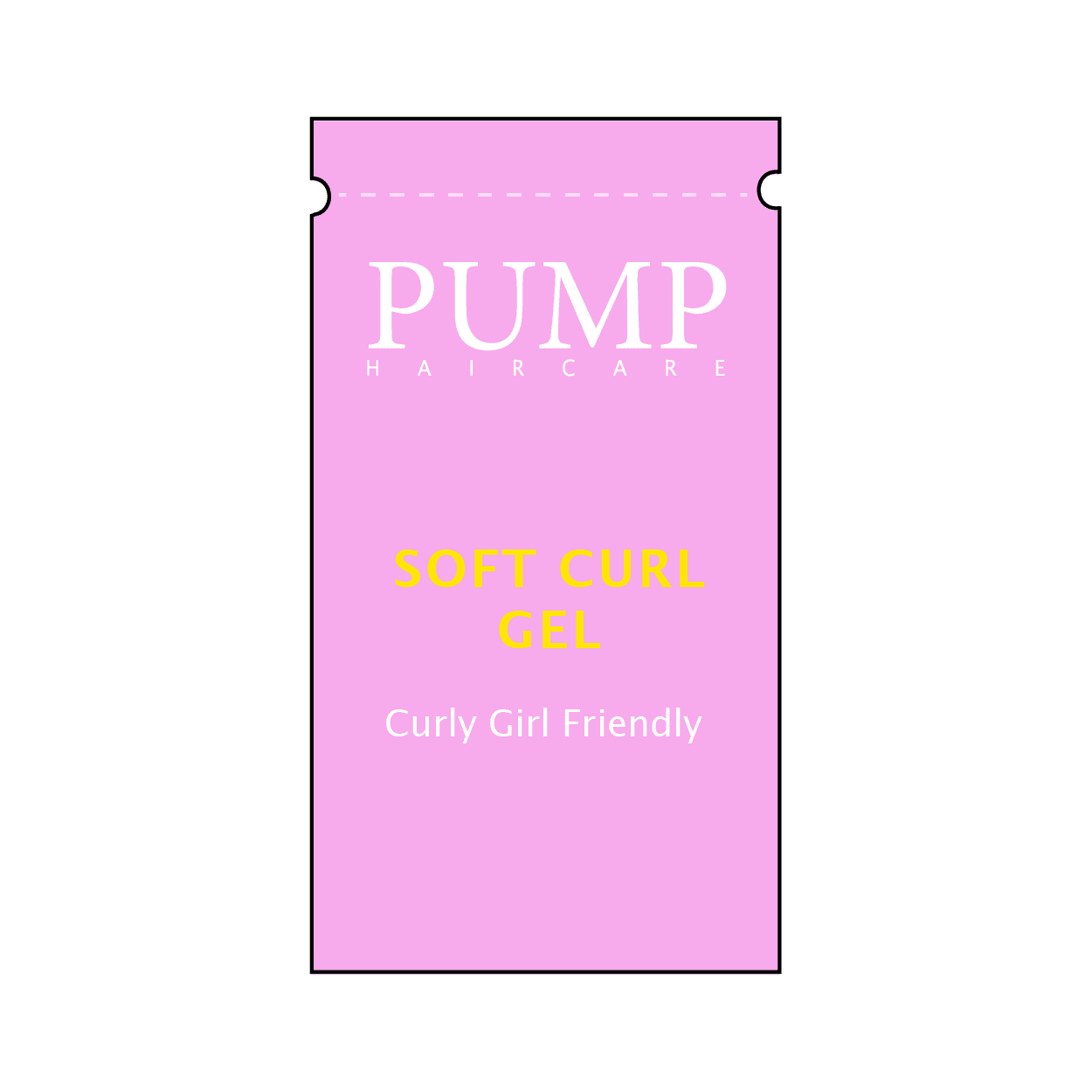 PUMP SOFT CURL GEL SACHET SAMPLE - Pump Haircare