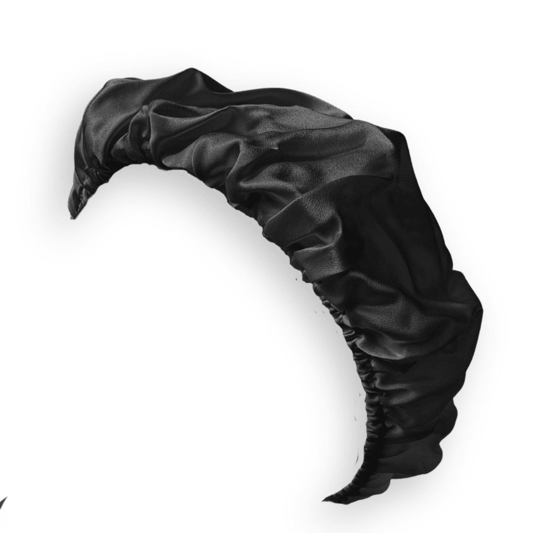 Pump Mulberry Silk Sleep Cap Black 22 Momme *includes box*