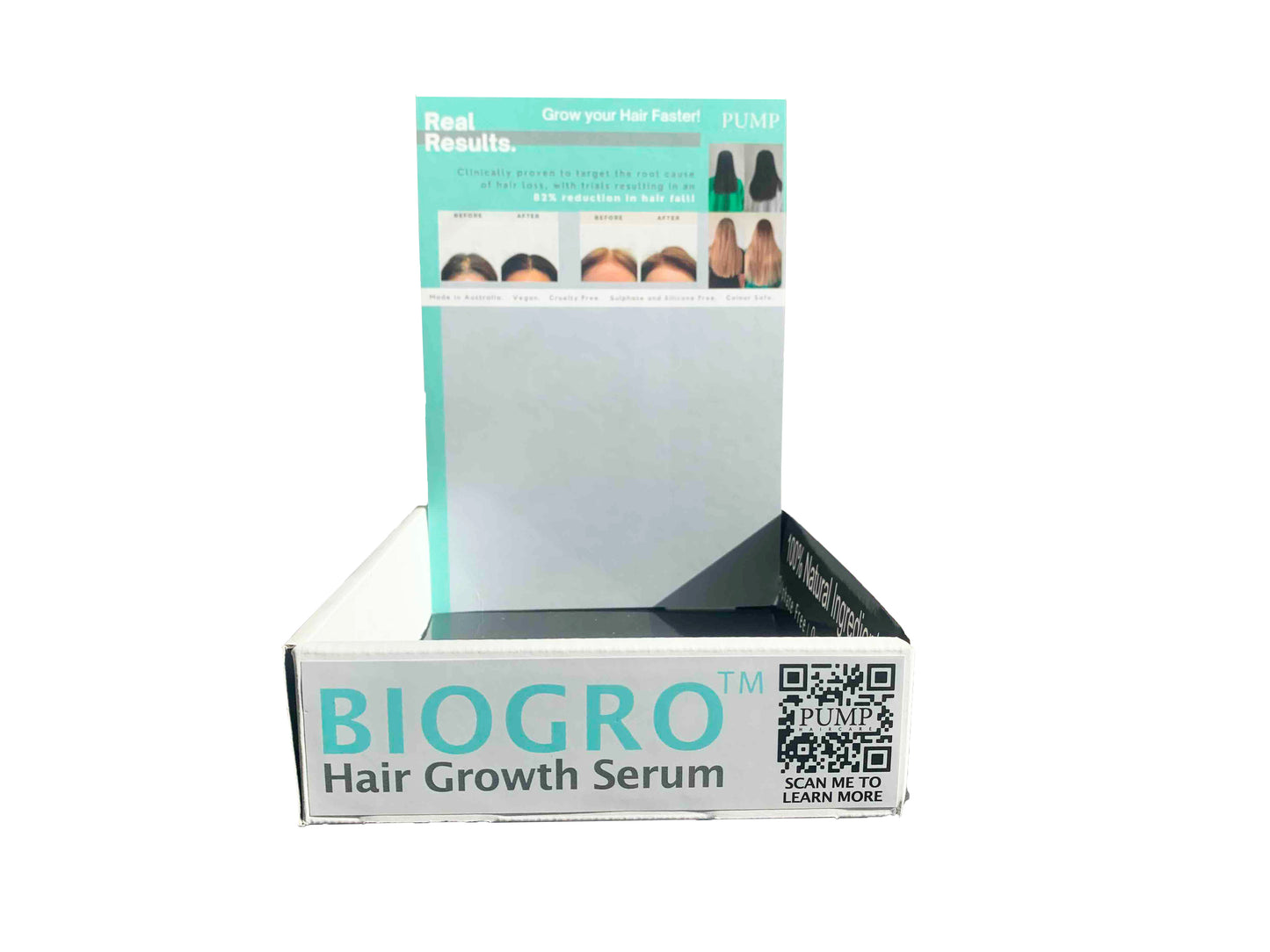 Pump BioGro Serum Info Display Stand