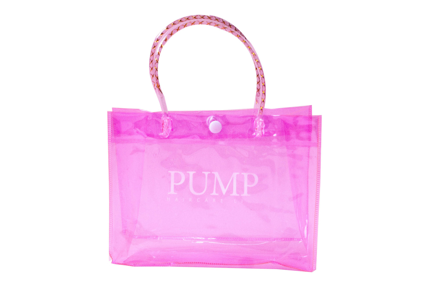 Pump Pink Plastic Bag